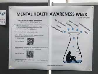 <span>Advertising the</span><strong>&nbsp;</strong><span>Mental Health Awareness Week, 2020</span>